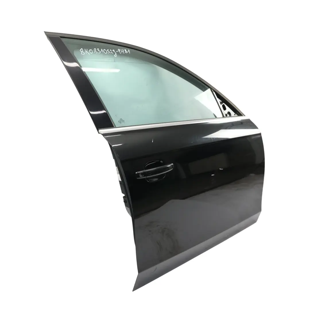 Audi A4 B8 Front Door Right O/S Brilliant Black Metallic - LY9B - SKU 8K0831052J-PHB1 - Part number 8K0831052J