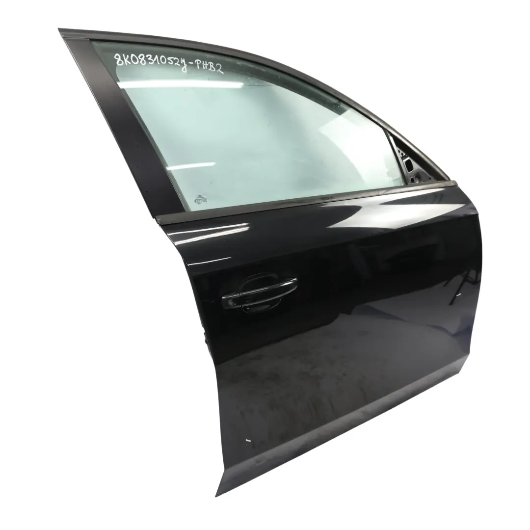 Audi A4 B8 Drzwi Prawe Przednie Brilliant Black Czarny Metalik - LY9B - SKU 8K0831052J-PHB2 - Numer Części 8K0831052J