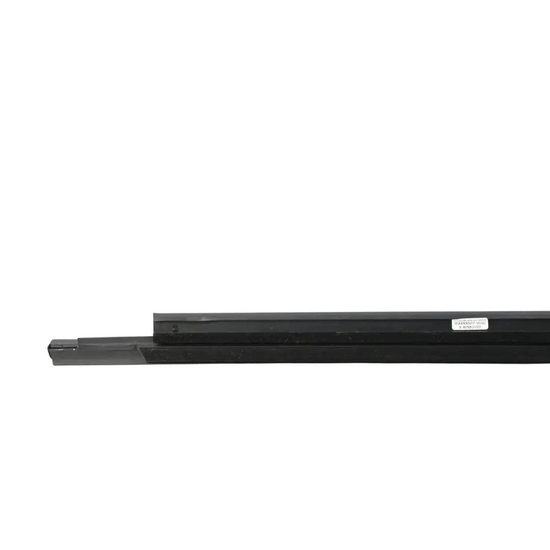 Audi A4 B8 Front Door Window Weatherstrip Seal Trim Left N/S Black - SKU 8K0853763L - Part number 8K0853763L