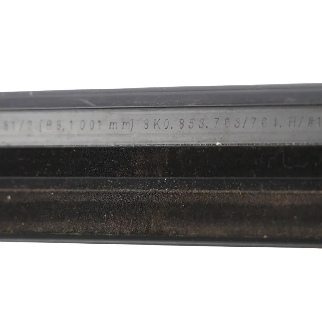 Window Seal Door Rear Right O/S Trim Strip Black Moulding to Audi A4 B8 with Part number 8K0853764L Audi A4 B8 Window Seal Door Rear Right O/S Trim Strip Black Moulding - SKU 8K0853764L - Part number 8K0853764L