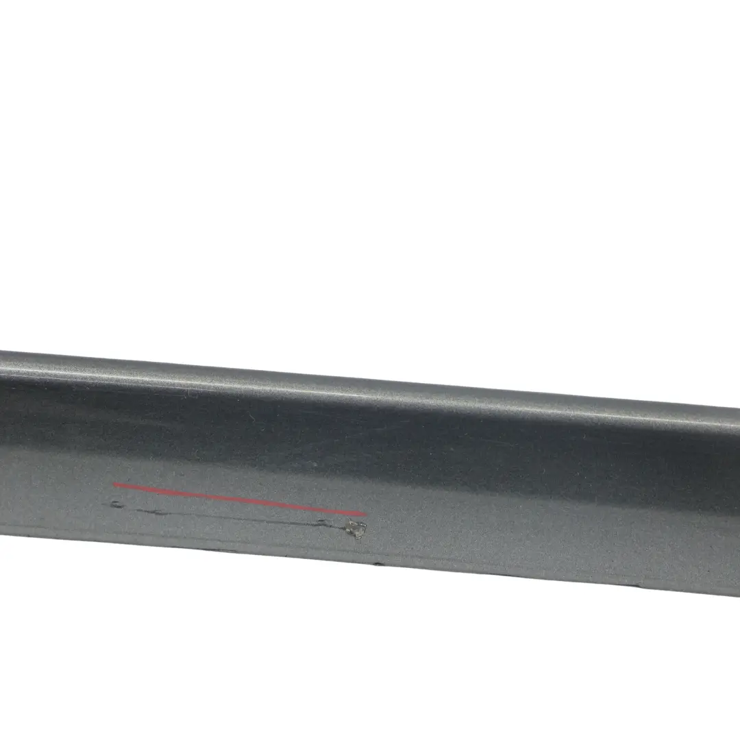 Audi A4 S4 B8 Side Skirt Protection Strip Left N/S Daytona Grey Pearl Effect Z7S - SKU 8K0854931A-DGR - Part number 8K0854931A
