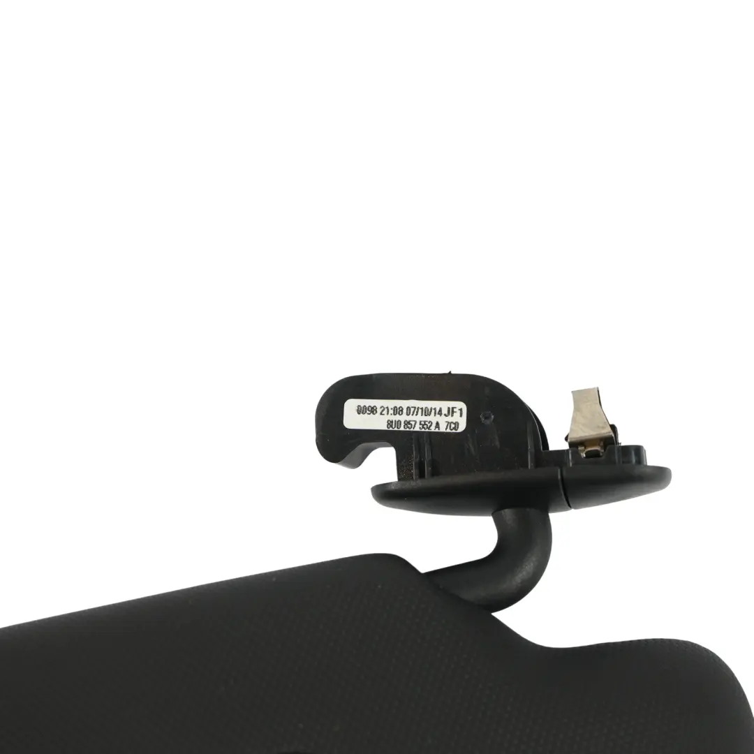 Audi OE Q3 8U A4 B8 A5 8T Aletta Parasole Anteriore Destro Nero - SKU 8K0857552-1 - Numero di parte 8K0857552