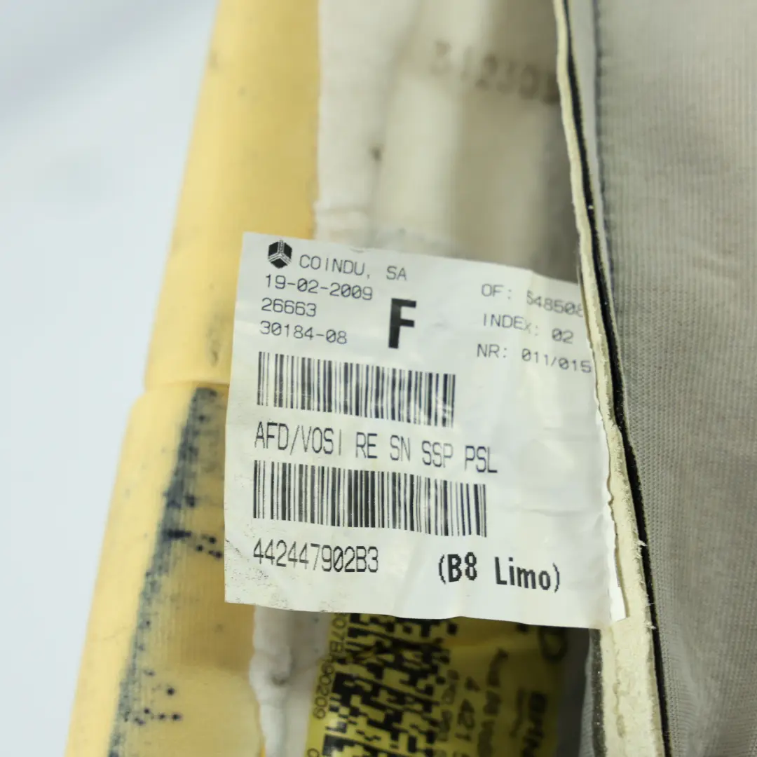 Oparcie Fotela Podgrzewane Fotel Prawy Przód Skóra do Audi A4 B8 o numerze 8K0881406M Audi A4 B8 Oparcie Fotela Podgrzewane Fotel Prawy Przód Skóra - SKU 8K0881406M - Numer Części 8K0881406M