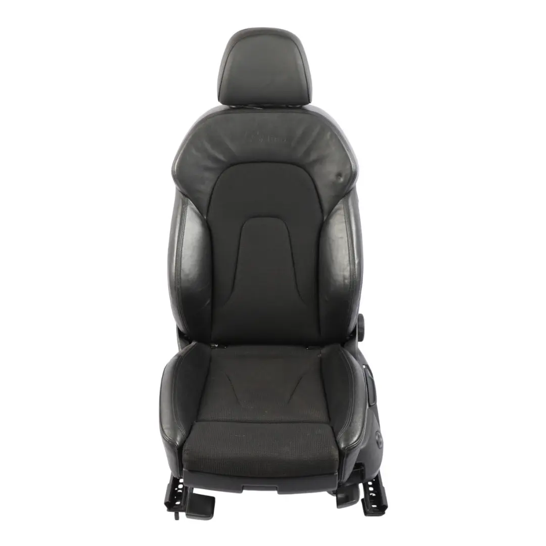 Audi A4 B8 Berlina Sedile Anteriore S-Line Sinistro Mezza Pelle Anima Nera - SKU 8K0881805Q-1 - Numero di parte 8K0881805Q