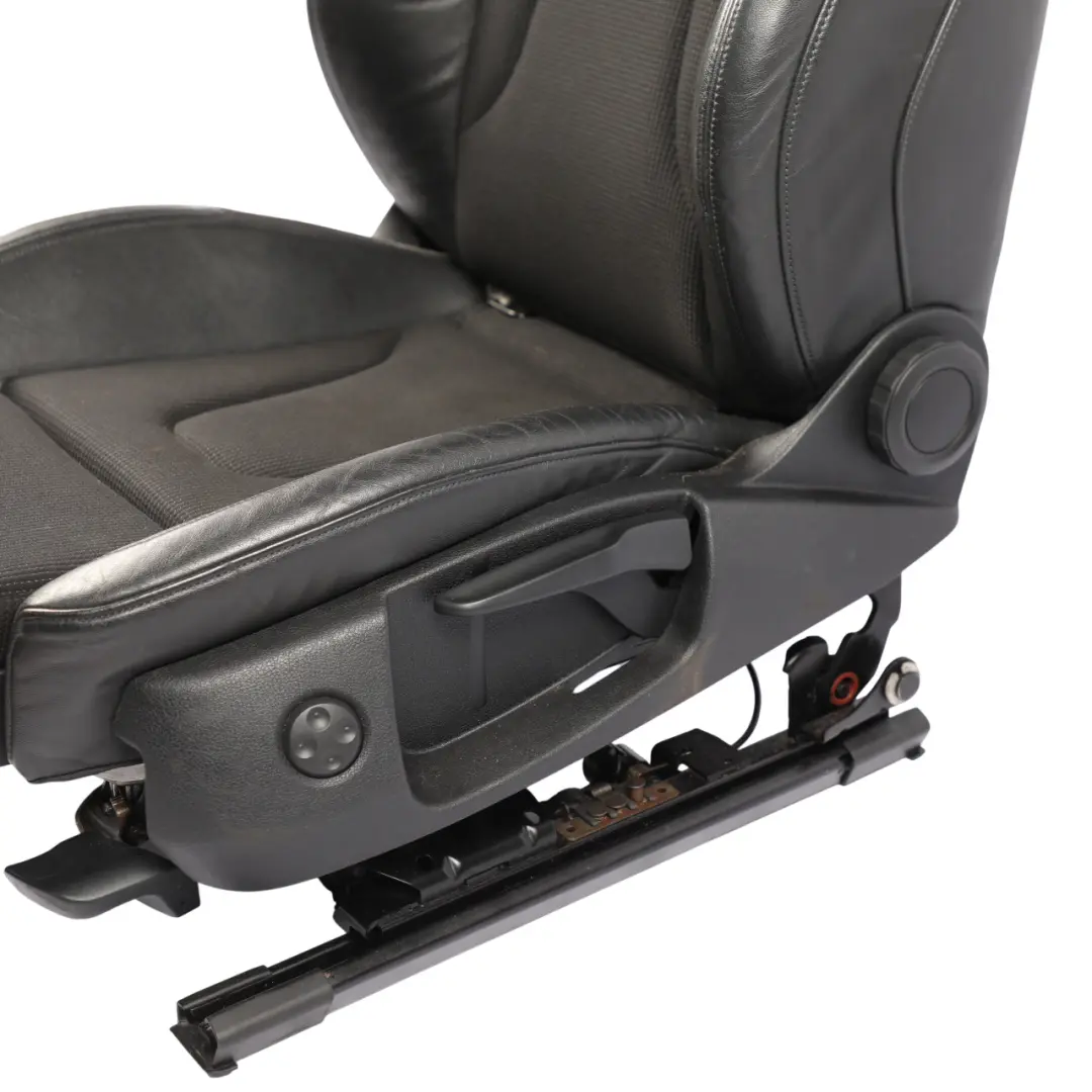 Audi A4 B8 Sedan Sport Front Seat S-Line Left N/S Half Leather Soul Black - SKU 8K0881805Q-1 - Part number 8K0881805Q