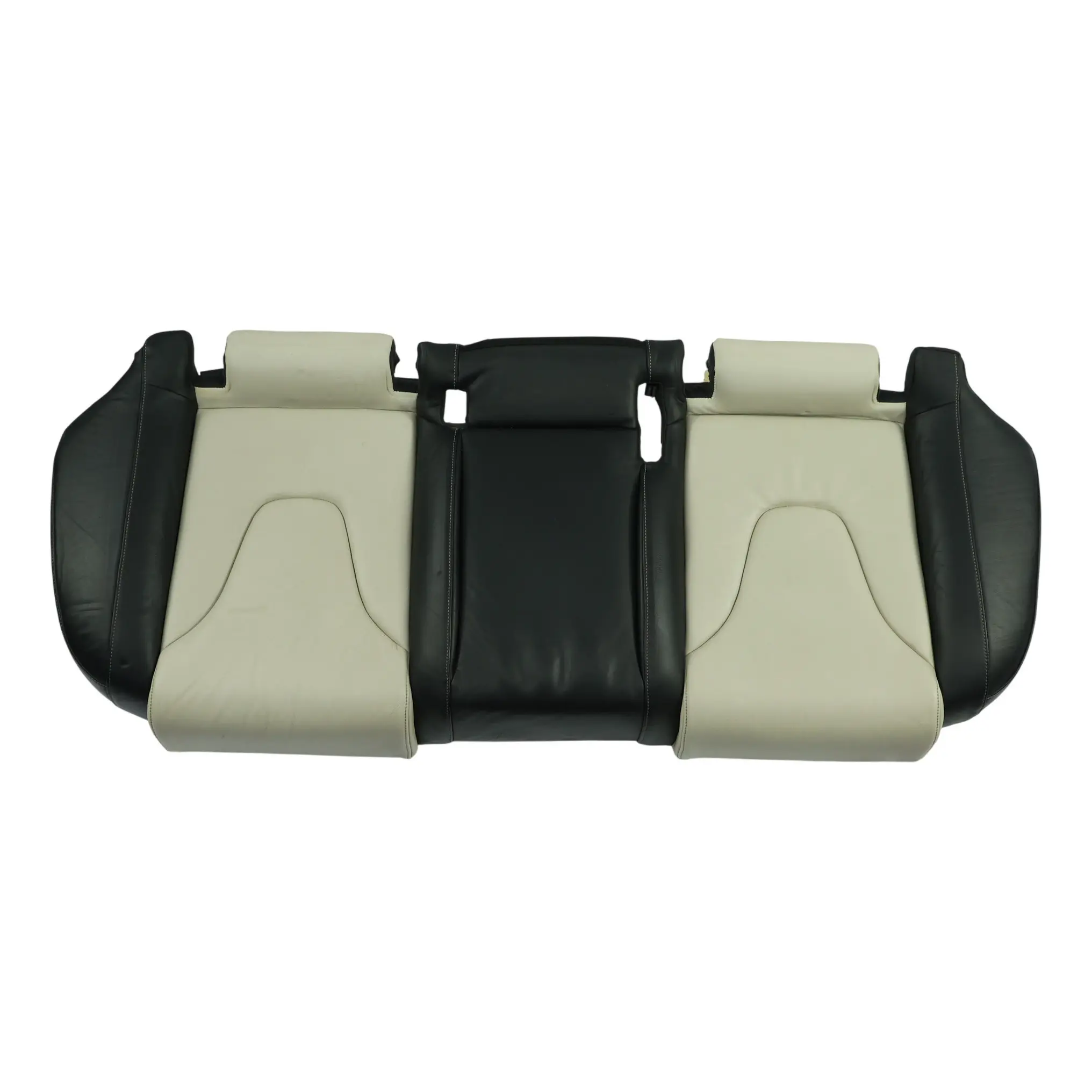 Audi A4 S4 B8 Sitzbank Couch Hinten Innenraum Leder Seele Schwarz Perlsilber