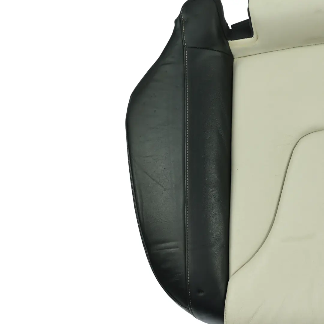 Audi A4 S4 B8 Sièges Arrière Banquette En Cuir Noir Soul Argent Nacré - SKU 8K0885405T-1 - Numéro de pièce 8K0885405T