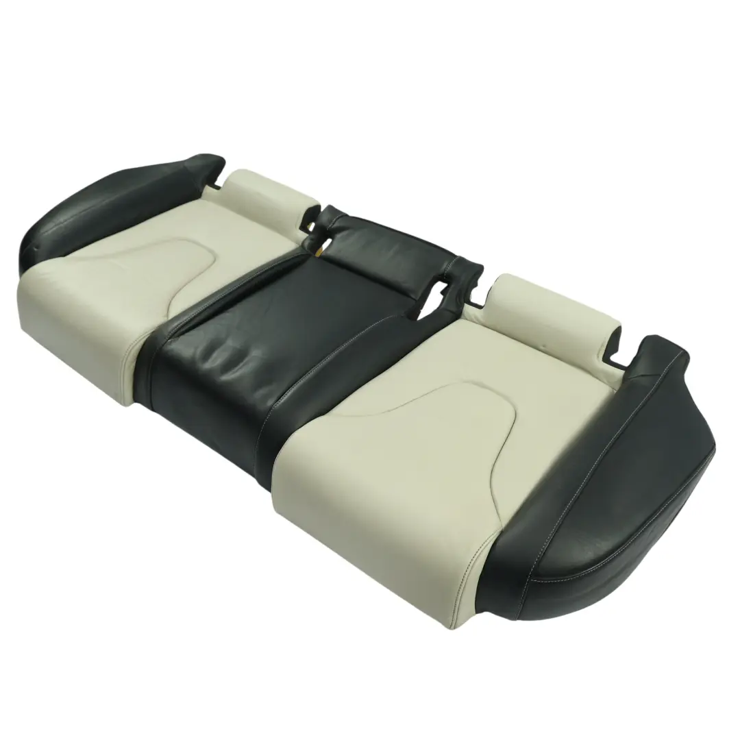 Audi A4 S4 B8 Seat Bench Couch Rear Interior Leather Soul Black/Pearl Silver - SKU 8K0885405T-1 - Part number 8K0885405T