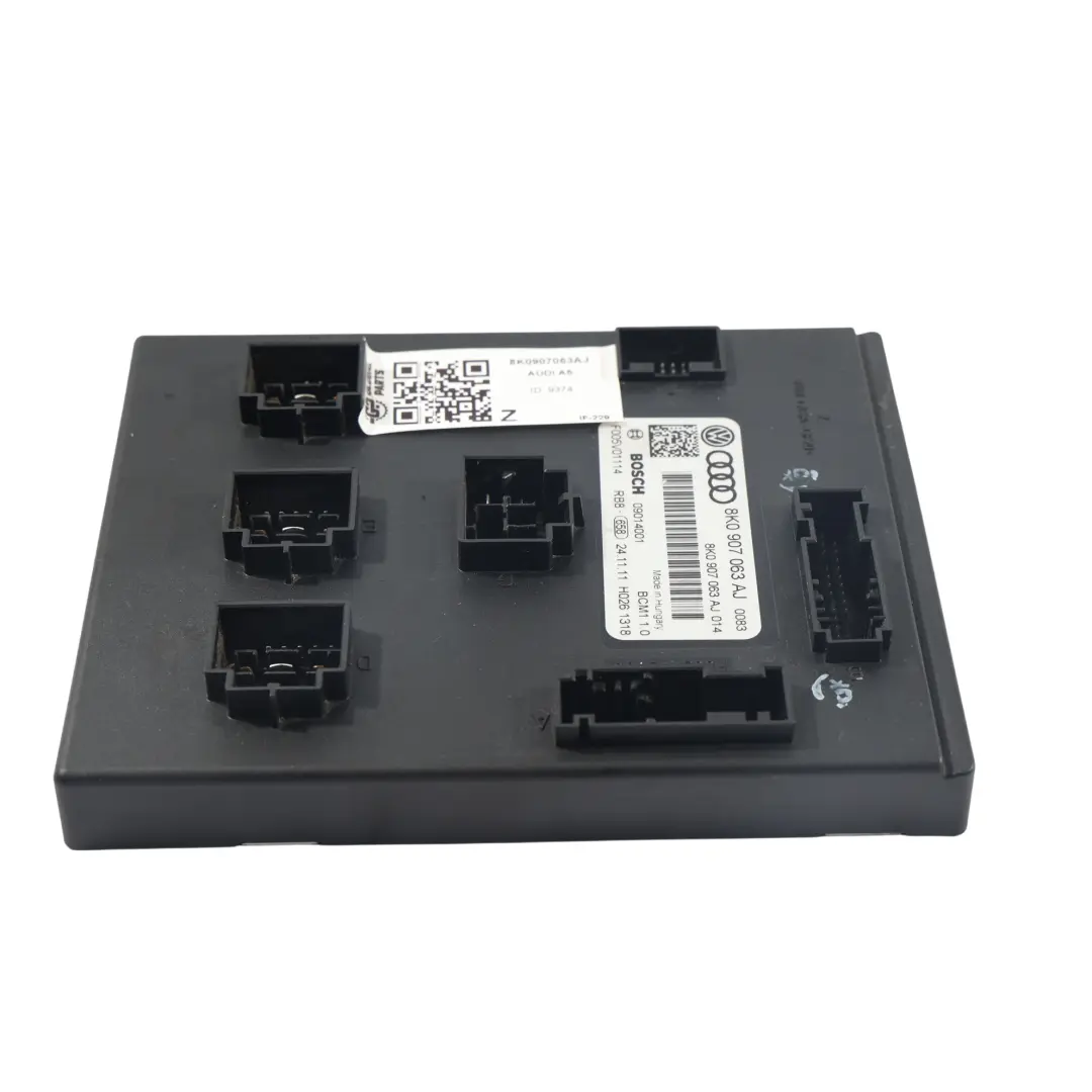 Audi A5 8T Modulo Unità Controllo Comfort BCM ECU - SKU 8K0907063AJ - Numero di parte 8K0907063AJ