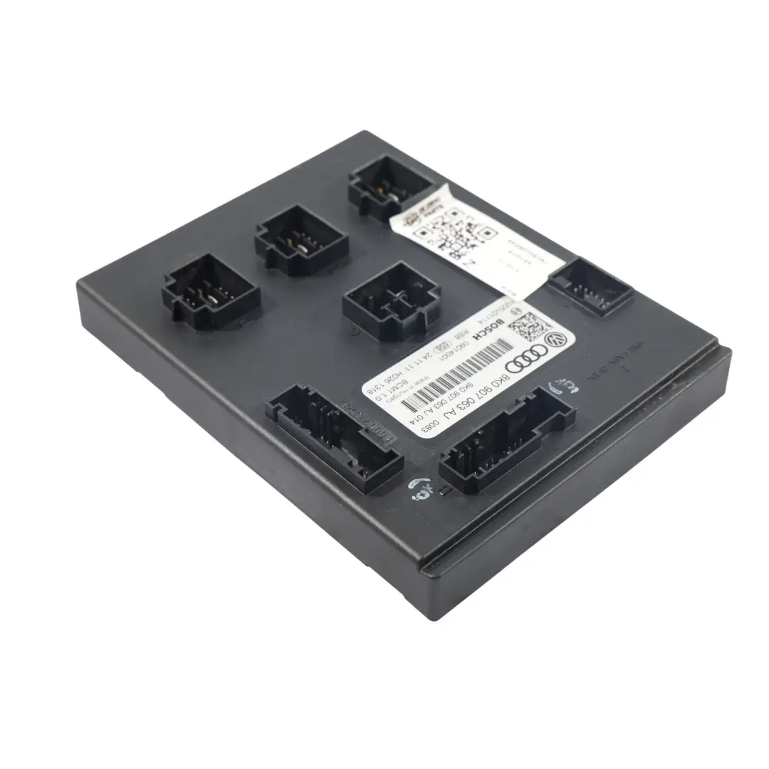 Módulo Unidad Control Confort Carrocería BCM ECU para Audi A5 8T con número de pieza 8K0907063AJ Audi A5 8T Módulo Unidad Control Confort Carrocería BCM ECU - SKU 8K0907063AJ - Número de pieza 8K0907063AJ