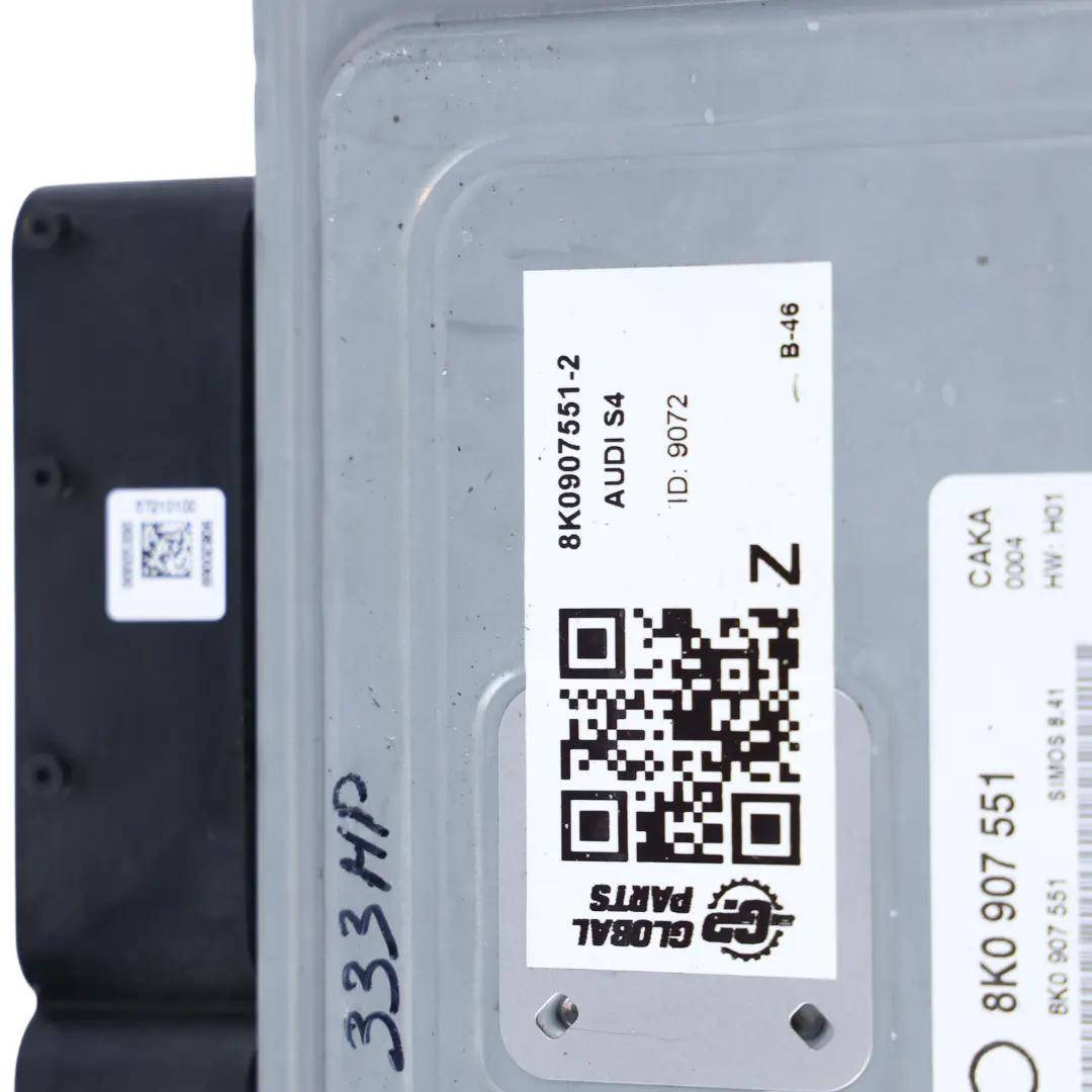 3.0TFSI 333CH CAKAQuattro Kit Calculateur Moteur Automatic pour Audi S4 B8 à propos du numéro de pièce 8K0907551 Audi S4 B8 3.0TFSI 333CH CAKAQuattro Kit Calculateur Moteur Automatic - SKU 8K0907551-2 - Numéro de pièce 8K0907551