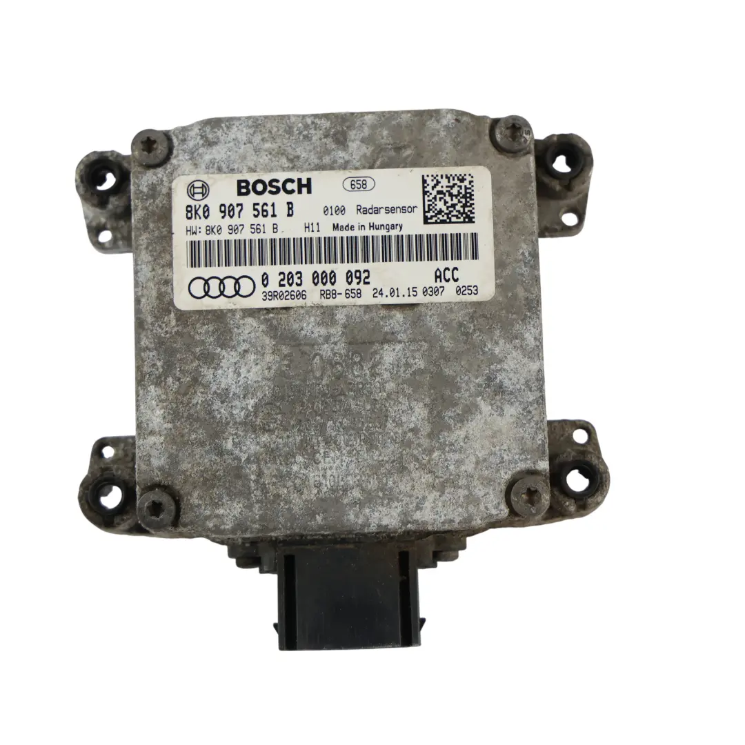 Front Distance Radar Sensor Control Module to Audi A4 B8 A5 8T with Part number 8K0907561B Audi A4 B8 A5 8T Front Distance Radar Sensor Control Module - SKU 8K0907561B - Part number 8K0907561B