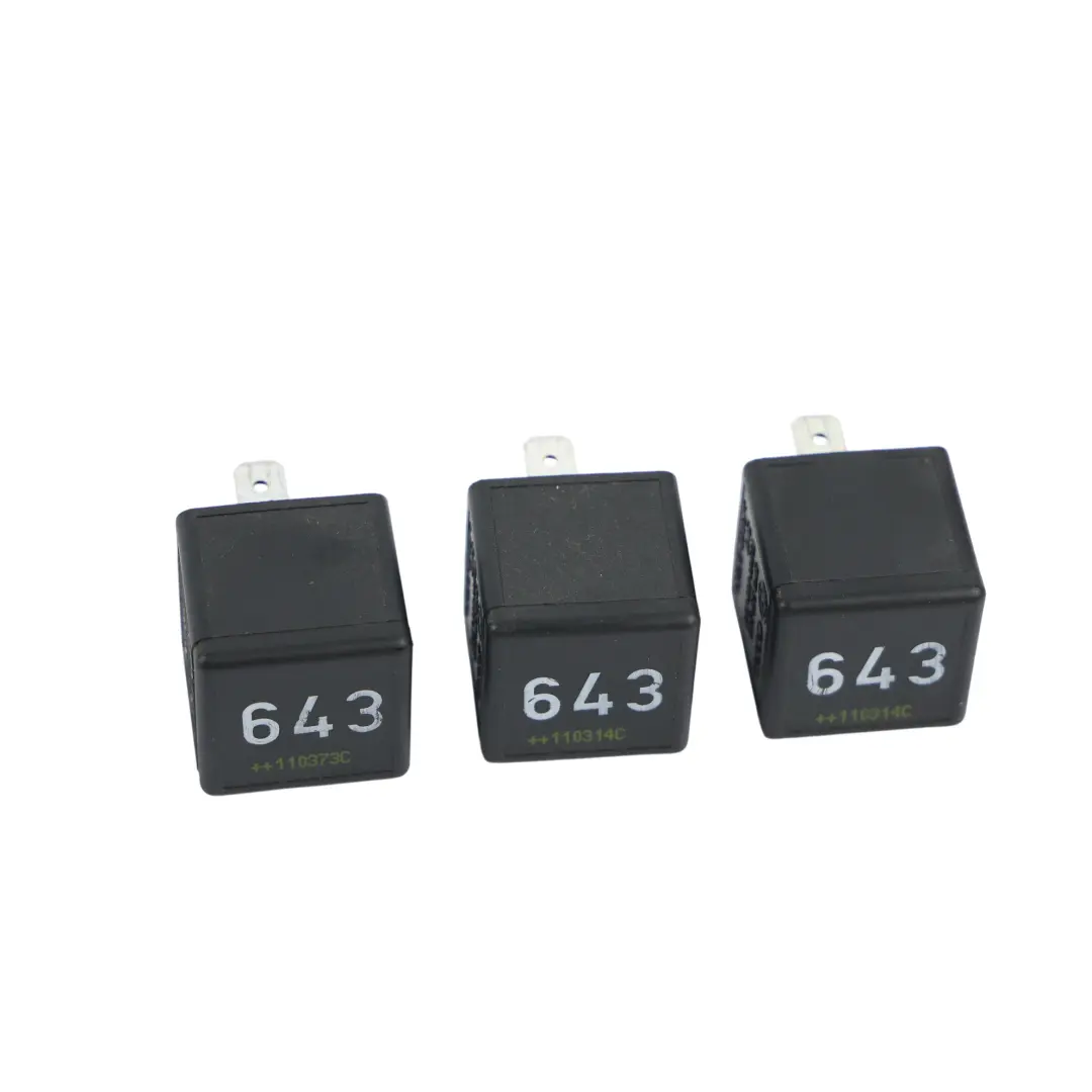 643 Unit Module 4 Pins Set X3 to Audi VW Volkswagen Seat Relay with Part number 8K0951253 Audi VW Volkswagen Seat Relay 643 Unit Module 4 Pins Set X3 - SKU 8K0951253-2 - Part number 8K0951253