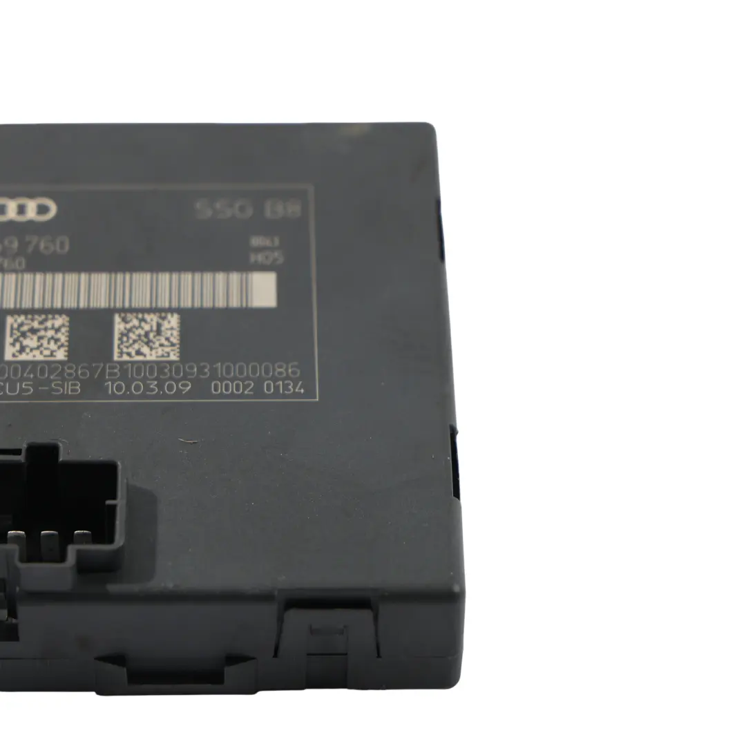 Front Seat Control Unit Module Switch Left N/S ECU to Audi S4 B8 with Part number 8K0959760 Audi S4 B8 Front Seat Control Unit Module Switch Left N/S ECU - SKU 8K0959760 - Part number 8K0959760