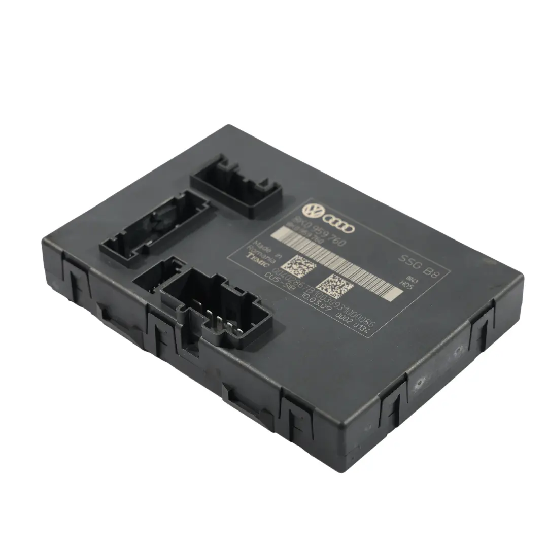 Audi S4 B8 Modulo Centralina Sedili Anteriori Interutore Sinistro ECU - SKU 8K0959760 - Numero di parte 8K0959760