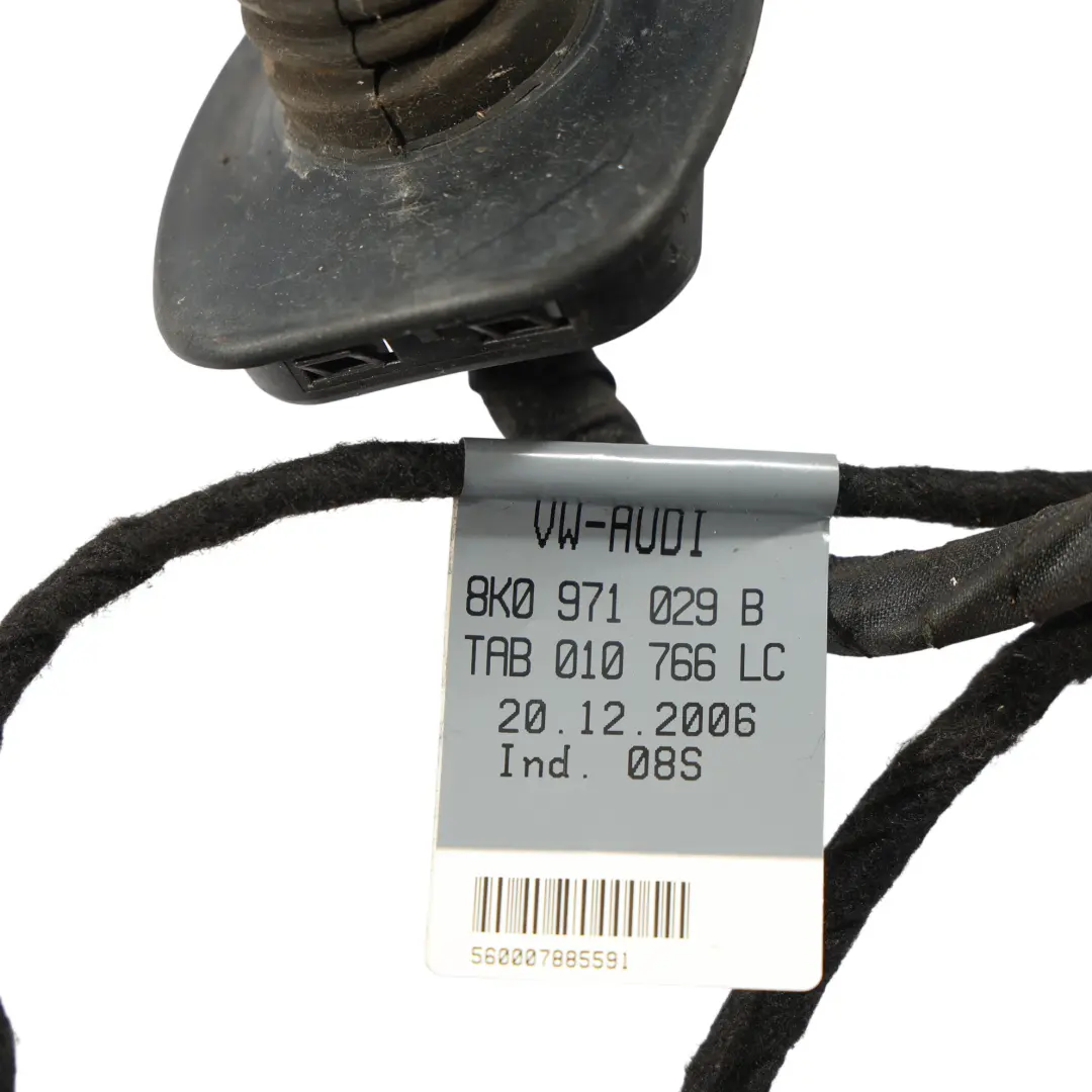 Audi A4 B8 Cablaggio Porta Cavo Anteriore Lato Guida - SKU 8K0971029B - Numero di parte 8K0971029B