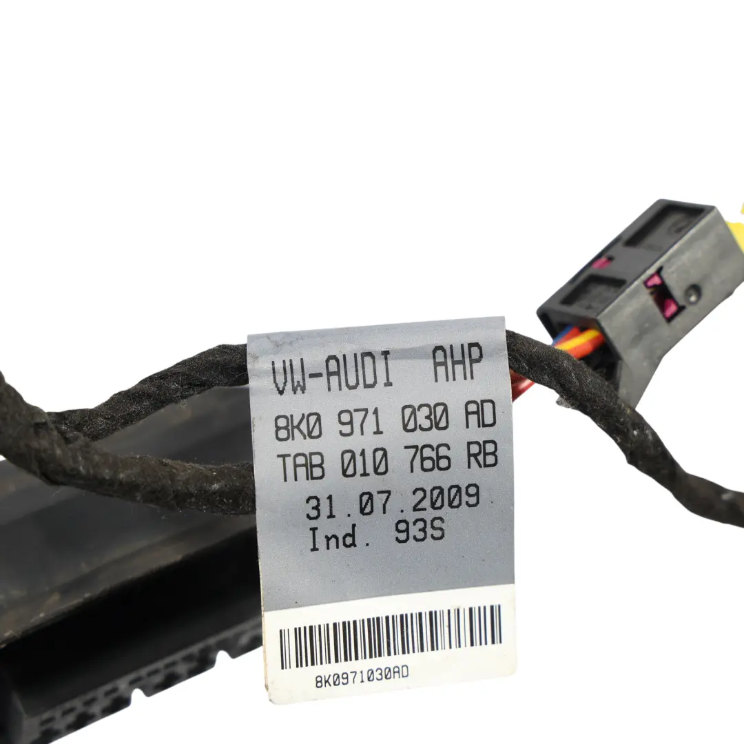 Cablaggio Porta Cavo Loom Anteriore Lato Passeggero per Audi A4 B8 con numero di parte 8K0971030AD Audi A4 B8 Cablaggio Porta Cavo Loom Anteriore Lato Passeggero - SKU 8K0971030AD - Numero di parte 8K0971030AD