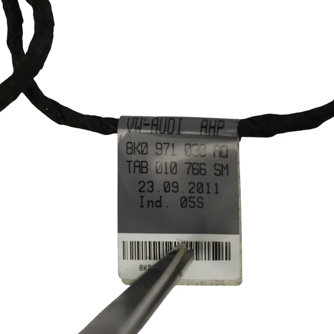 Audi A4 B8 Puerta Delantera Cableado Loom Cableado Lado Pasajero - SKU 8K0971030AQ - Número de pieza 8K0971030AQ