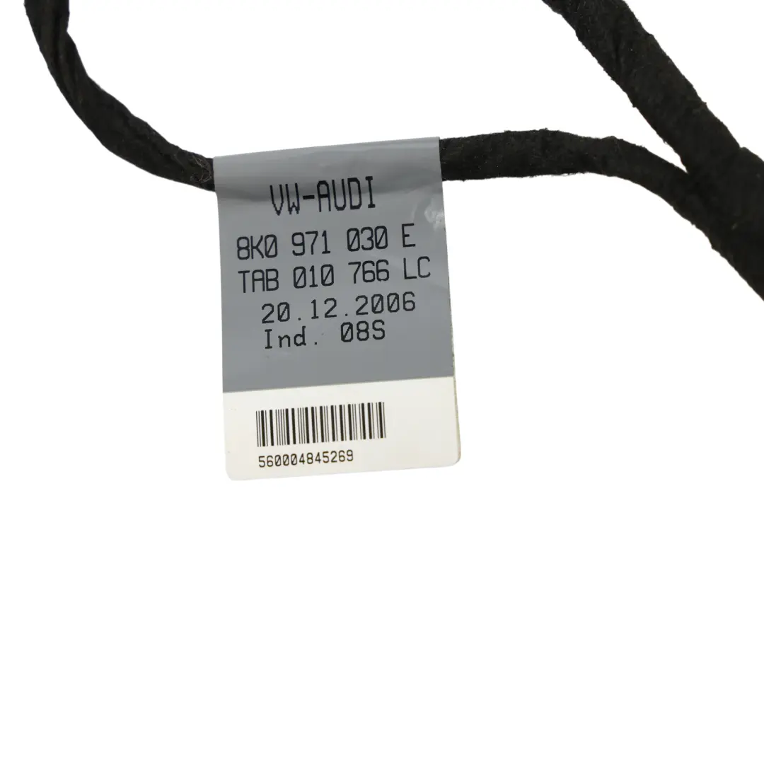 Cablaggio Porta Anteriore Lato Passeggero per Audi A4 B8 con numero di parte 8K0971030E Audi A4 B8 Cablaggio Porta Anteriore Lato Passeggero - SKU 8K0971030E - Numero di parte 8K0971030E