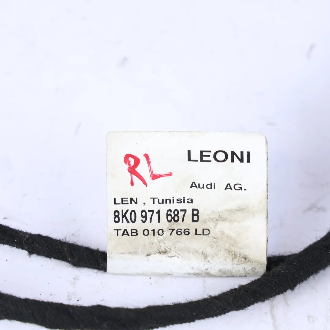 Door Harness Loom Cable Wiring Rear Left Right N/O/S to Audi A4 B8 with Part number 8K0971687B Audi A4 B8 Door Harness Loom Cable Wiring Rear Left Right N/O/S - SKU 8K0971687B - Part number 8K0971687B