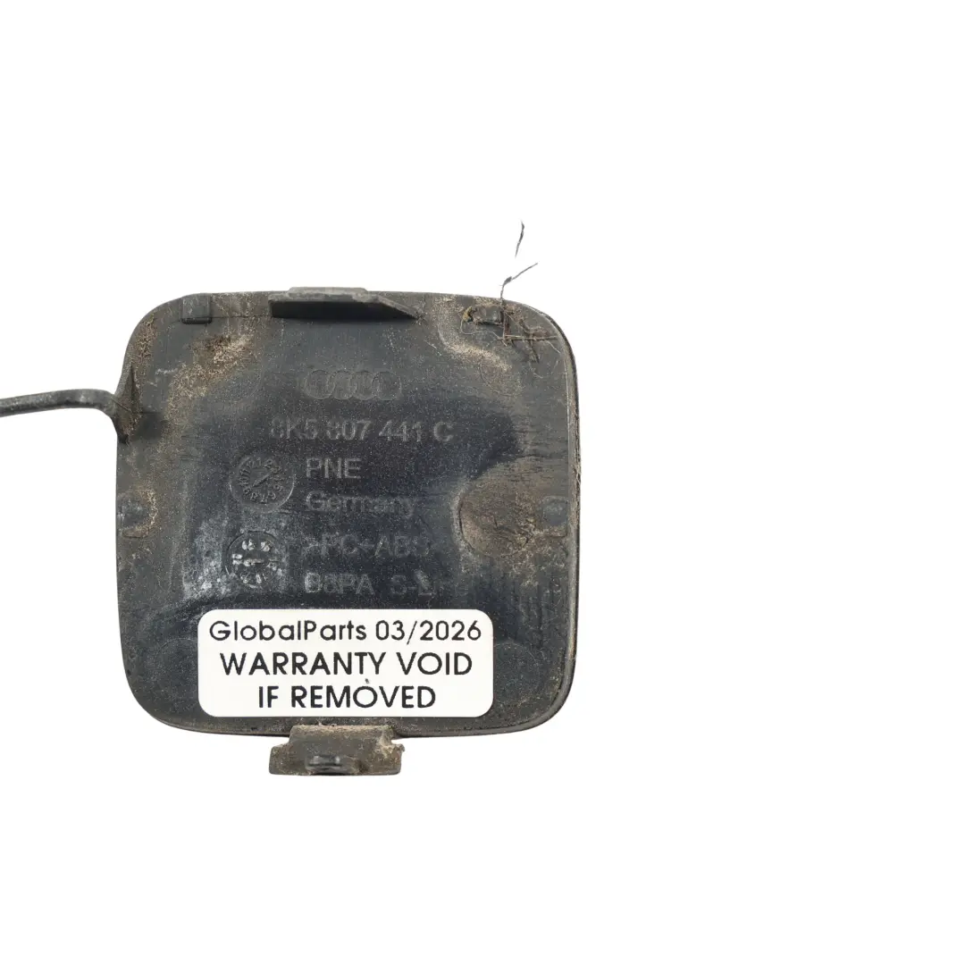 Audi A4 B8 Coperchio Gancio Traino Paraurti Posteriore Grigio Daytona Z7S - SKU 8K5807441C-DGR - Numero di parte 8K5807441C