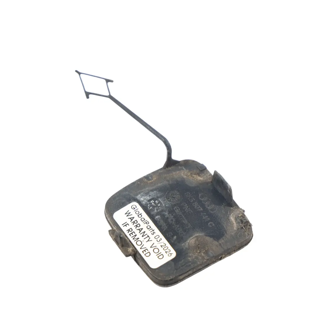 Audi A4 B8 Anhängerkupplung Abschleppöse Abdeckung Klappe Daytona Grau Z7S - SKU 8K5807441C-DGR - Teilenummer 8K5807441C