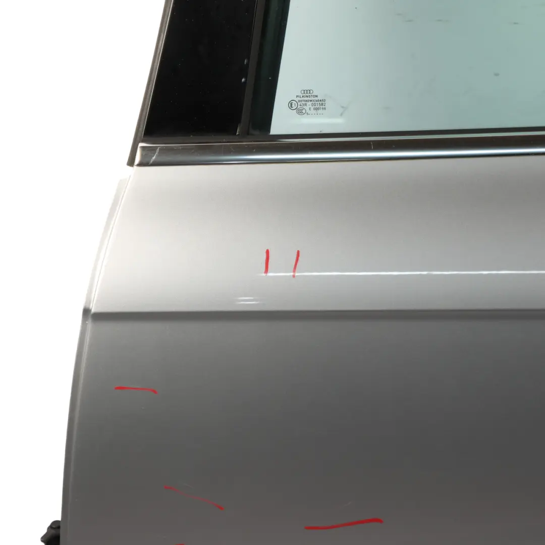 Audi A4 B8 Limousine Rear Door Left N/S Foil Silver Metallic - Z7G - SKU 8K5833051D-FSI - Part number 8K5833051D