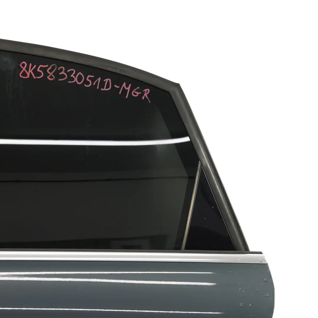 Audi A4 B8 Limousine Puerta Trasera Izquierda Meteor Grey Metallic Gris - Z7H - SKU 8K5833051D-MGR - Número de pieza 8K5833051D