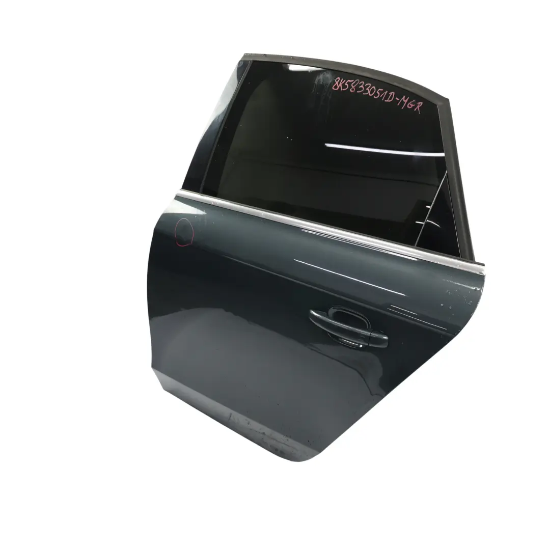 Audi A4 B8 Limousine Rear Door Left N/S Meteor Grey Pearl Metallic - Z7H - SKU 8K5833051D-MGR - Part number 8K5833051D