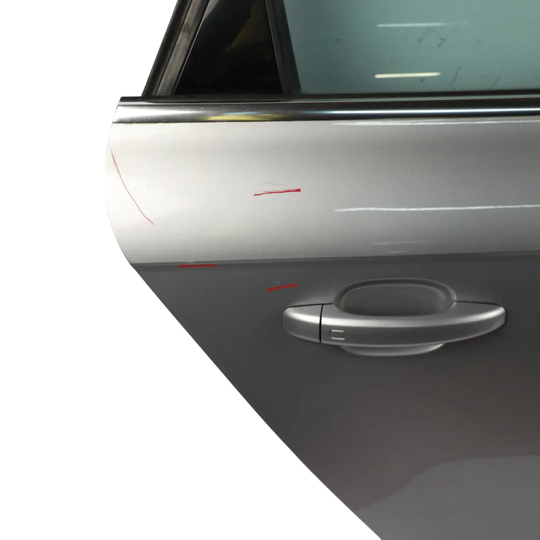 Door Right O/S Foil Silver Metallic - Z7G to Audi A4 B8 Limousine Rear with Part number 8K5833052D Audi A4 B8 Limousine Rear Door Right O/S Foil Silver Metallic - Z7G - SKU 8K5833052D-FSI - Part number 8K5833052D