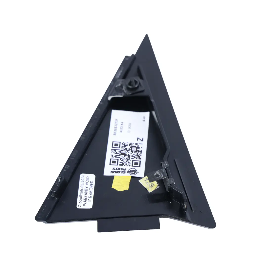 Audi A4 B8 Estate Triangle Cover Trim Rear Door Left N/S High Gloss - SKU 8K5853273F - Part number 8K5853273F