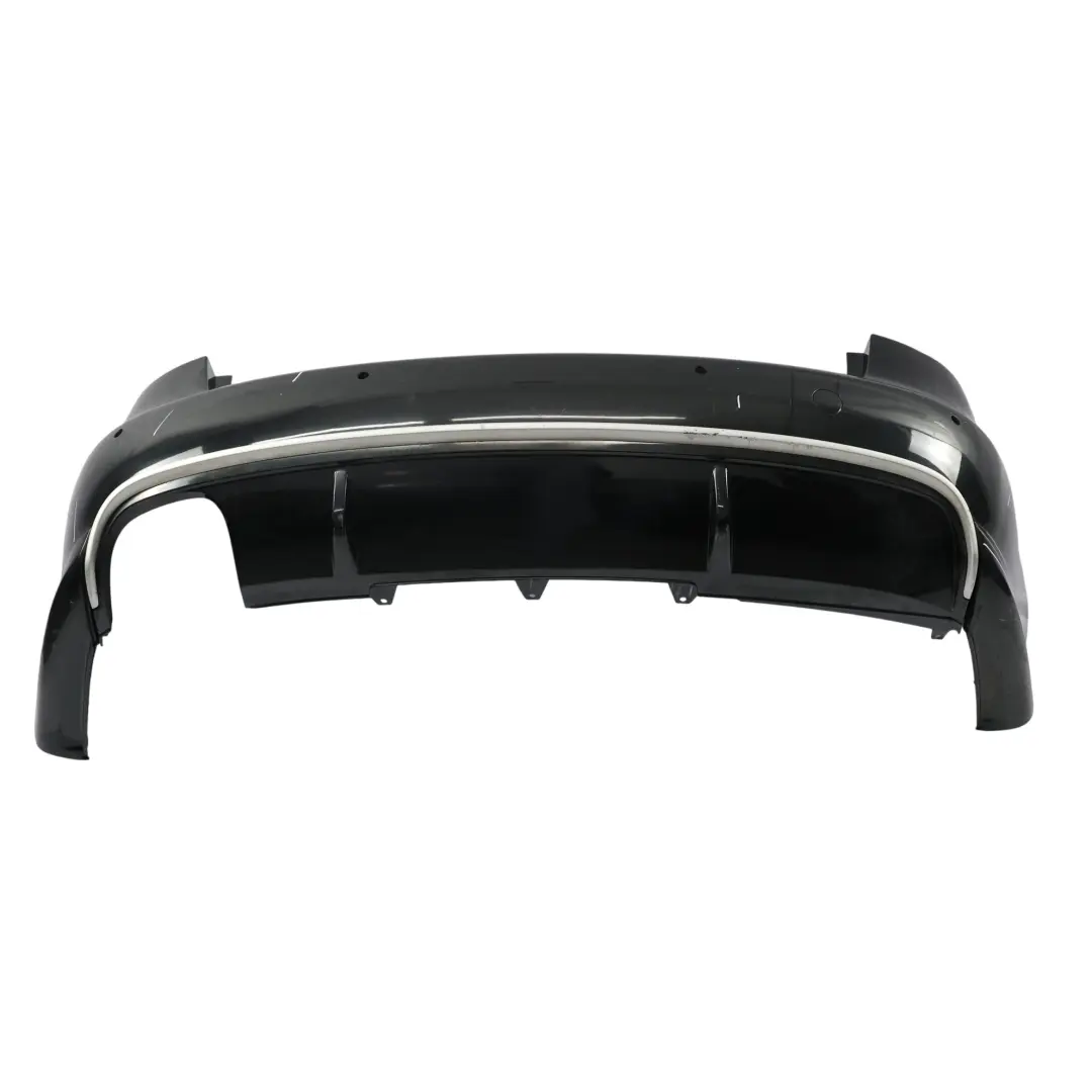 Audi A4 S4 B8 Avant Rear Bumper Trim Panel Cover Phantom Black - Z9Y - SKU 8K9807303A-PHB - Part number 8K9807303A