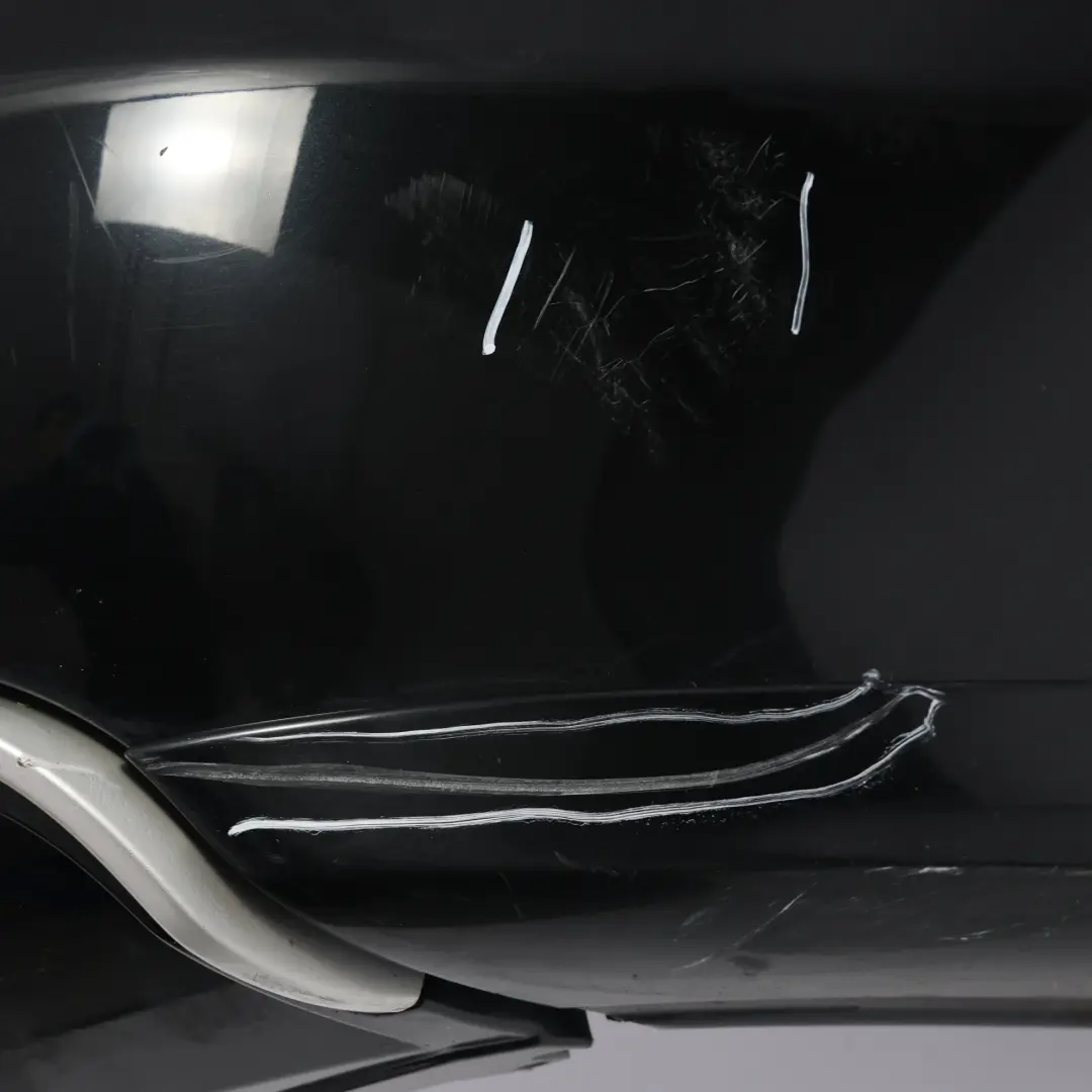 Audi A4 S4 B8 Avant Rear Bumper Trim Panel Cover Phantom Black - Z9Y - SKU 8K9807303A-PHB - Part number 8K9807303A