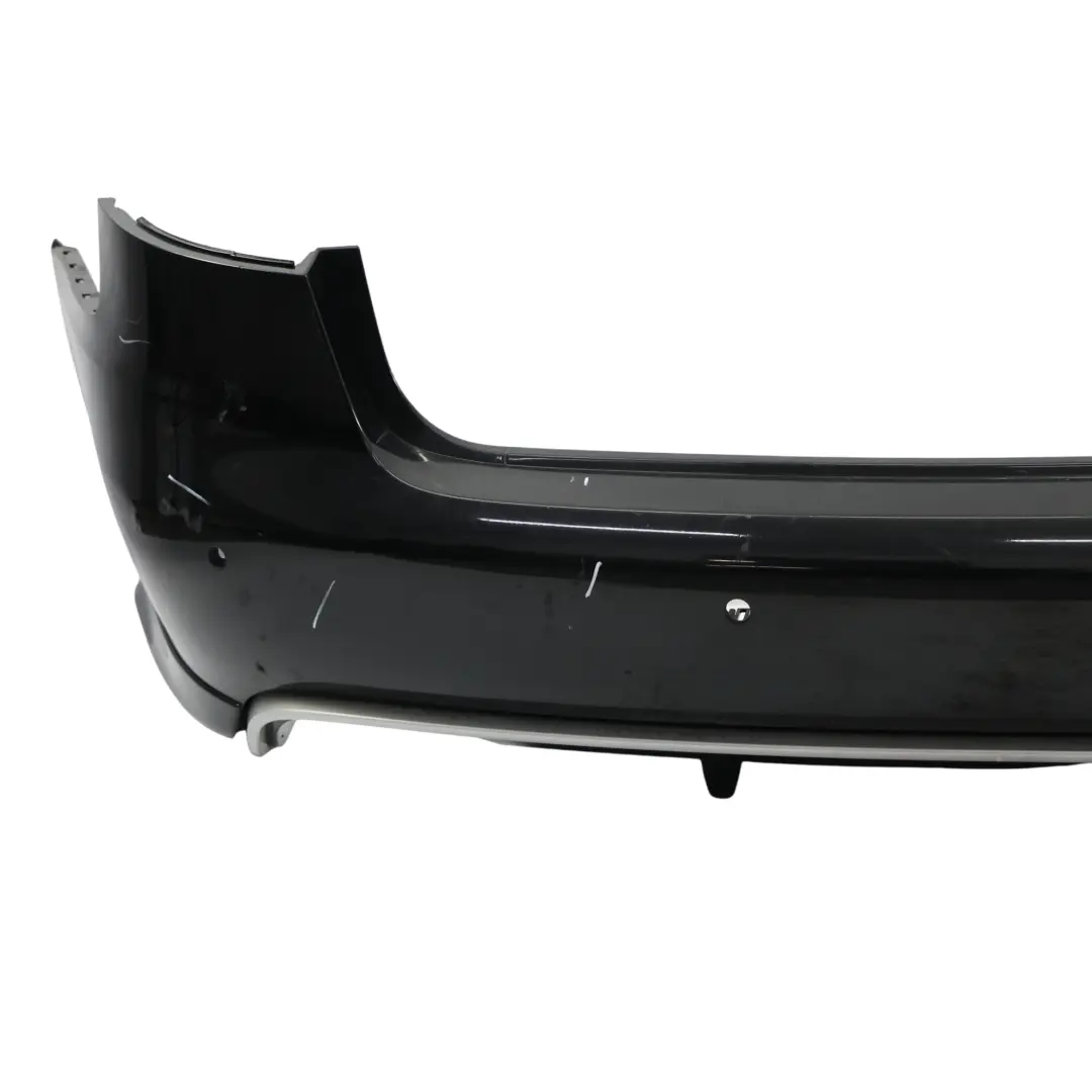 Audi A4 S4 B8 Avant Rear Bumper Trim Panel Cover Phantom Black - Z9Y - SKU 8K9807303A-PHB - Part number 8K9807303A