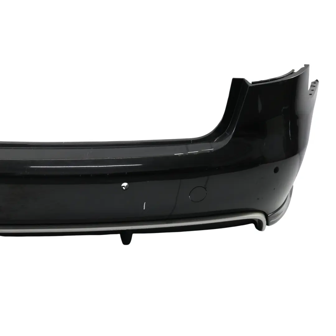Audi A4 S4 B8 Avant Rear Bumper Trim Panel Cover Phantom Black - Z9Y - SKU 8K9807303A-PHB - Part number 8K9807303A