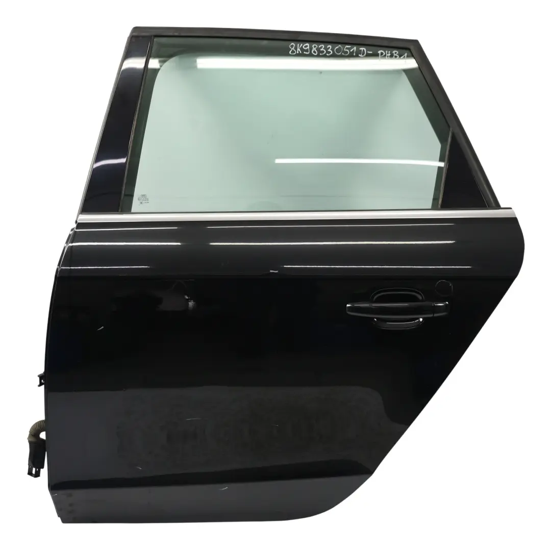 Audi A4 B8 Avant Rear Door Left N/S Phantom Black - Z9Y - SKU 8K9833051D-PHB1 - Part number 8K9833051D