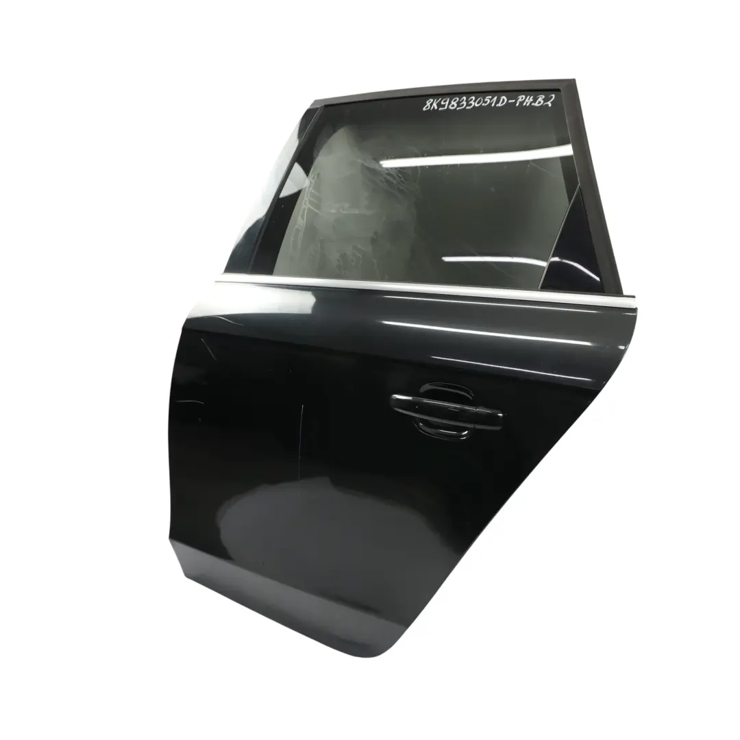 Audi A4 B8 Avant Rear Door Left N/S Phantom Black - Z9Y - SKU 8K9833051D-PHB2 - Part number 8K9833051D