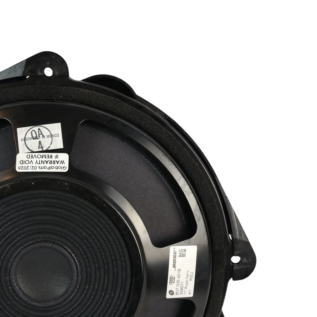 8N Bose Bass Subwoofer Lautsprecher Mitte Hinten für Audi TT mit Teilenummer 8N7035401B Audi TT 8N Bose Bass Subwoofer Lautsprecher Mitte Hinten - SKU 8N7035401B - Teilenummer 8N7035401B