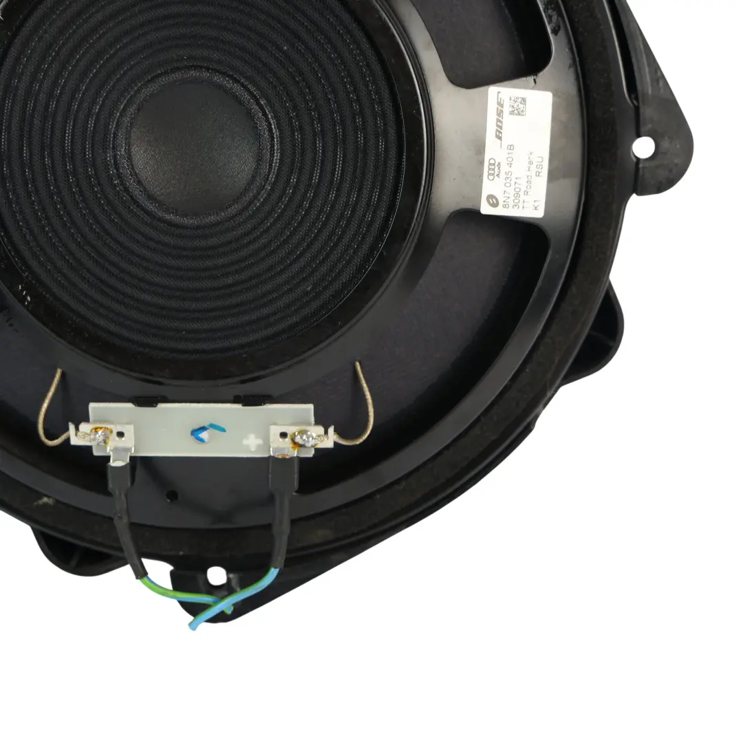 8N Bose Bass Subwoofer Altoparlante Centrale Posteriore per Audi TT con numero di parte 8N7035401B Audi TT 8N Bose Bass Subwoofer Altoparlante Centrale Posteriore - SKU 8N7035401B - Numero di parte 8N7035401B