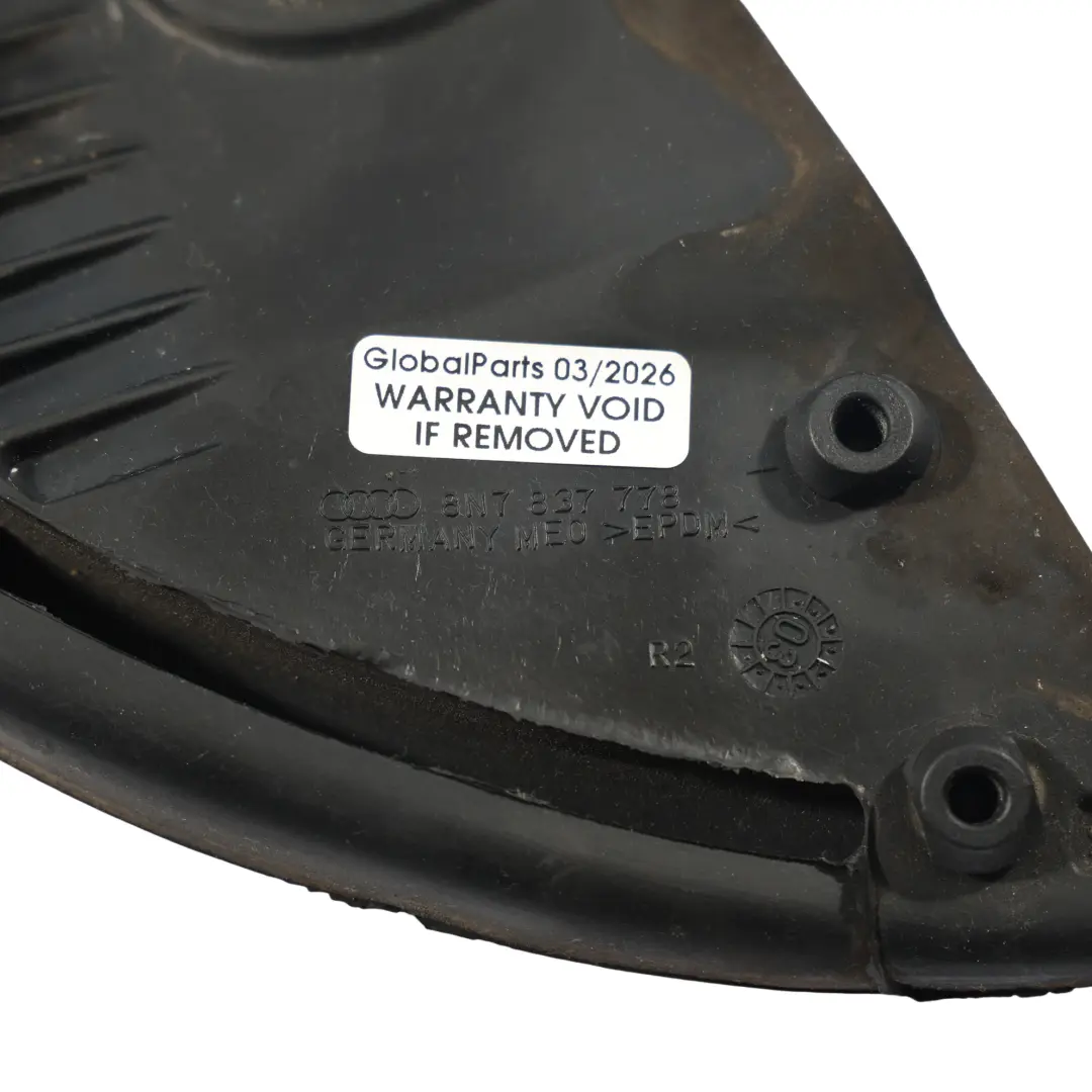 Audi TT 8N Türdichtung Hinten Rechts Gummi - SKU 8N7837778 - Teilenummer 8N7837778