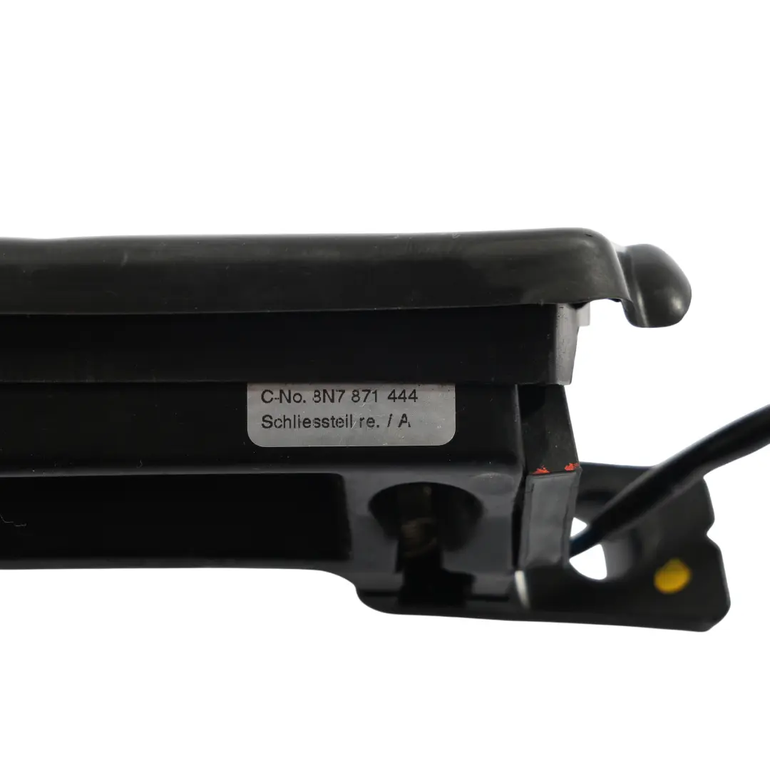 8N Cabriolet Dach Verriegelung Verschluss Element Rechts für Audi TT mit Teilenummer 8N7871444 Audi TT 8N Cabriolet Dach Verriegelung Verschluss Element Rechts - SKU 8N7871444 - Teilenummer 8N7871444