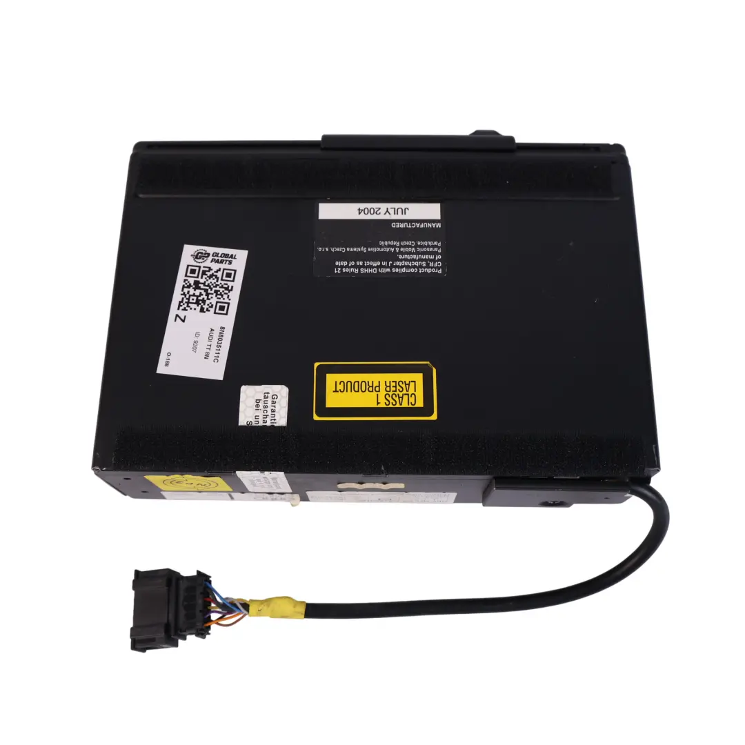 8N 6 Disc CD Changer And Cartridge to Audi TT TTS with Part number 8N8035111C Audi TT TTS 8N 6 Disc CD Changer And Cartridge - SKU 8N8035111C - Part number 8N8035111C