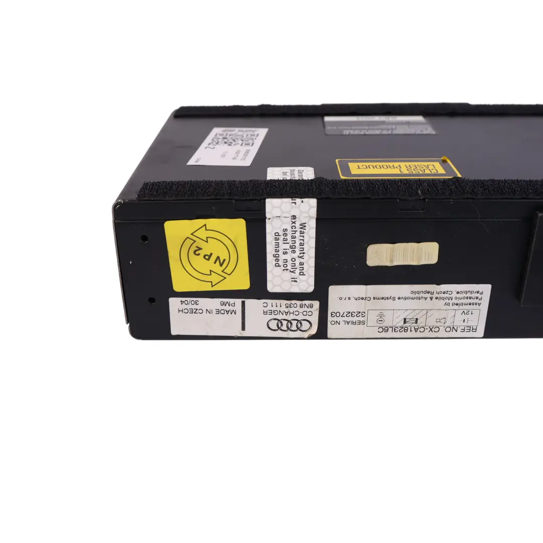 8N 6 Disc CD Changer And Cartridge to Audi TT TTS with Part number 8N8035111C Audi TT TTS 8N 6 Disc CD Changer And Cartridge - SKU 8N8035111C - Part number 8N8035111C