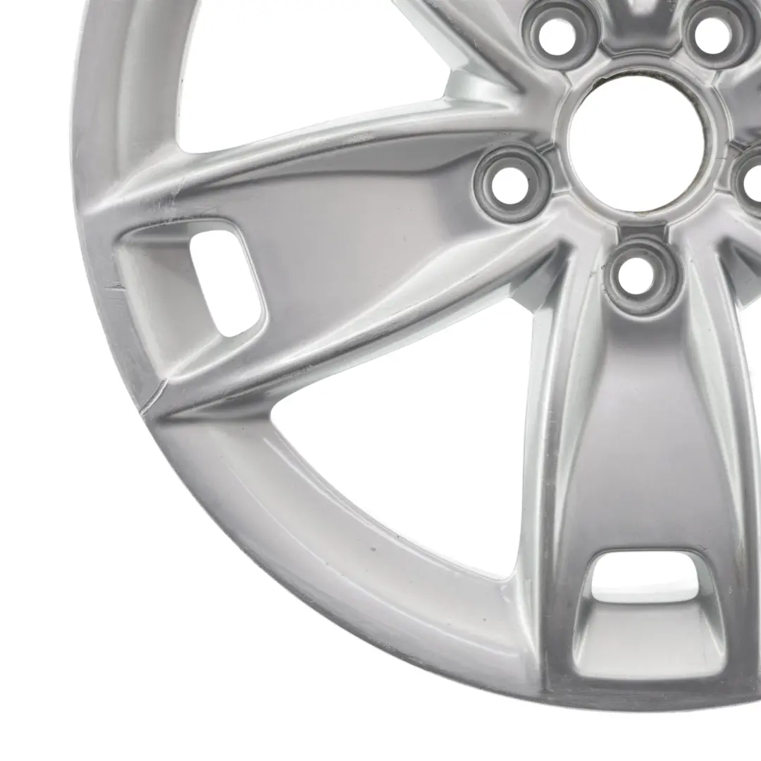 Audi A3 8P Silberne Leichtmetallfelge 17" 7,5J ET:56 Sternspeiche - SKU 8P0601025BL-1 - Teilenummer 8P0601025BL