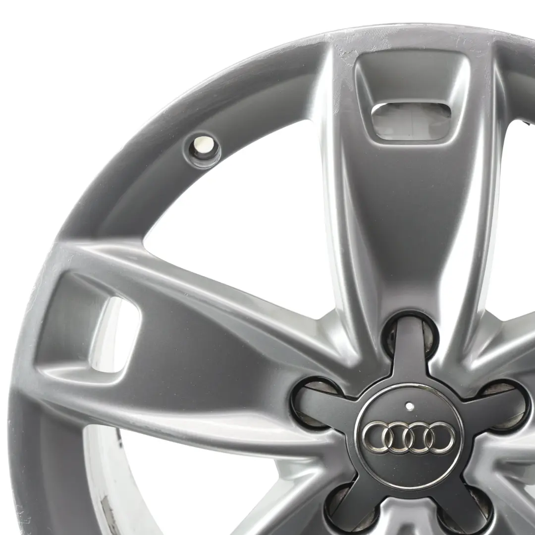 Audi A3 8P Silver Wheel Alloy Rim 17" 7,5J ET:56 Star Spoke - SKU 8P0601025BL-3 - Part number 8P0601025BL
