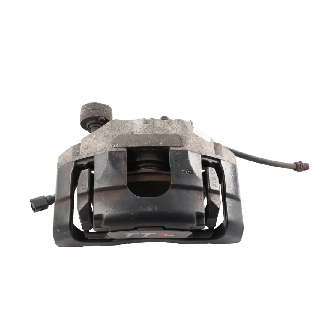 Audi S3 8P Front Brake Caliper Housing Carrier Left N/S Black - SKU 8P0615123A-2 - Part number 8P0615123A