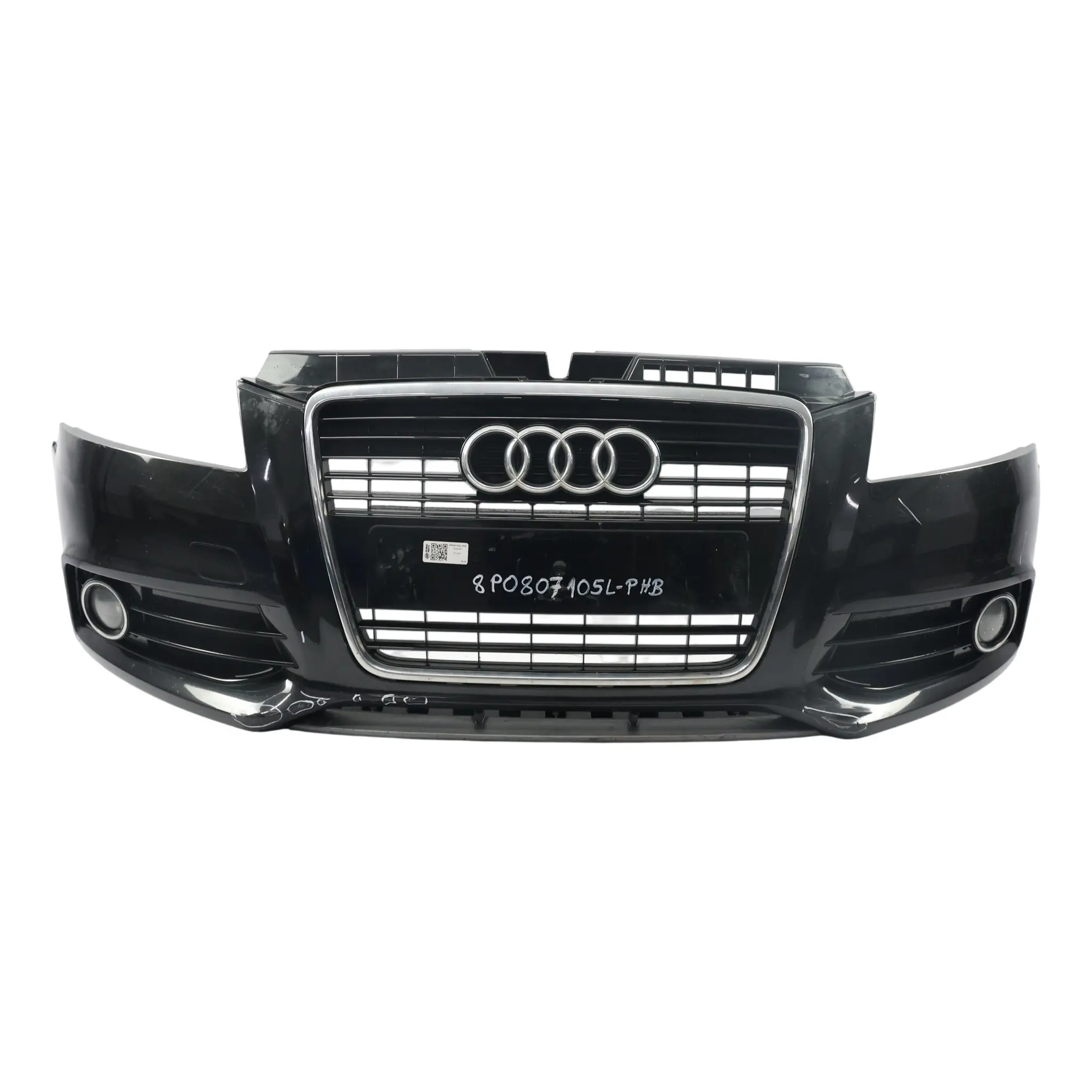 Audi A3 8P Front Bumper Trim Panel Cover Phantom Black - Z9Y 8P0807105L