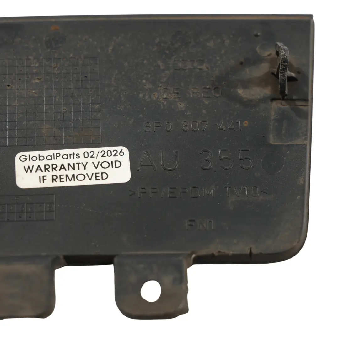 Parachoques Trasero De Remolque Ojo Gancho Tapa Negro para Audi A3 8P con número de pieza 8P0807441A Audi A3 8P Parachoques Trasero De Remolque Ojo Gancho Tapa Negro - SKU 8P0807441A - Número de pieza 8P0807441A