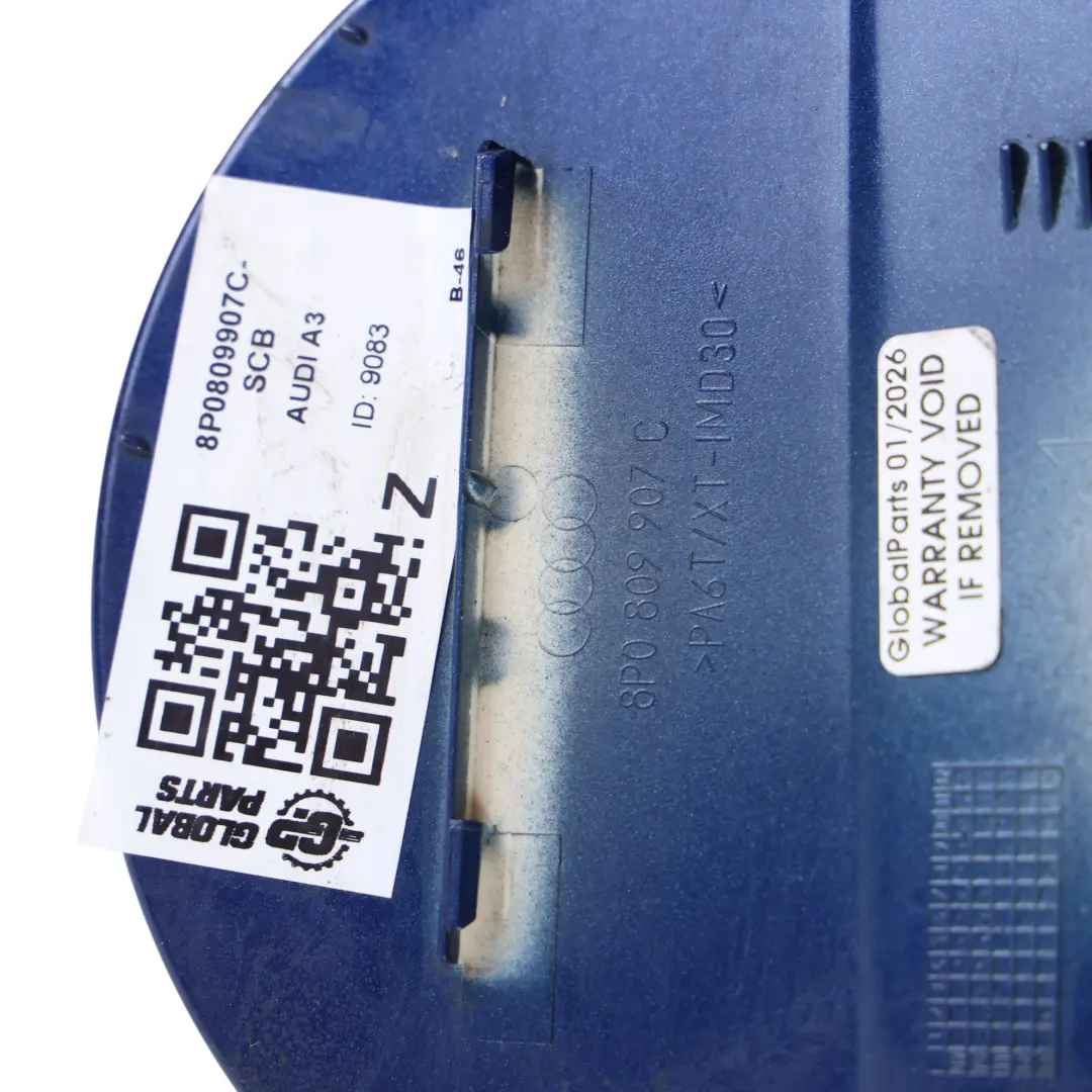 Audi A3 8P Tapa Del Tapón Depósito Combustible Azul Escafandra - X5Q - SKU 8P0809907C-SCB - Número de pieza 8P0809907C