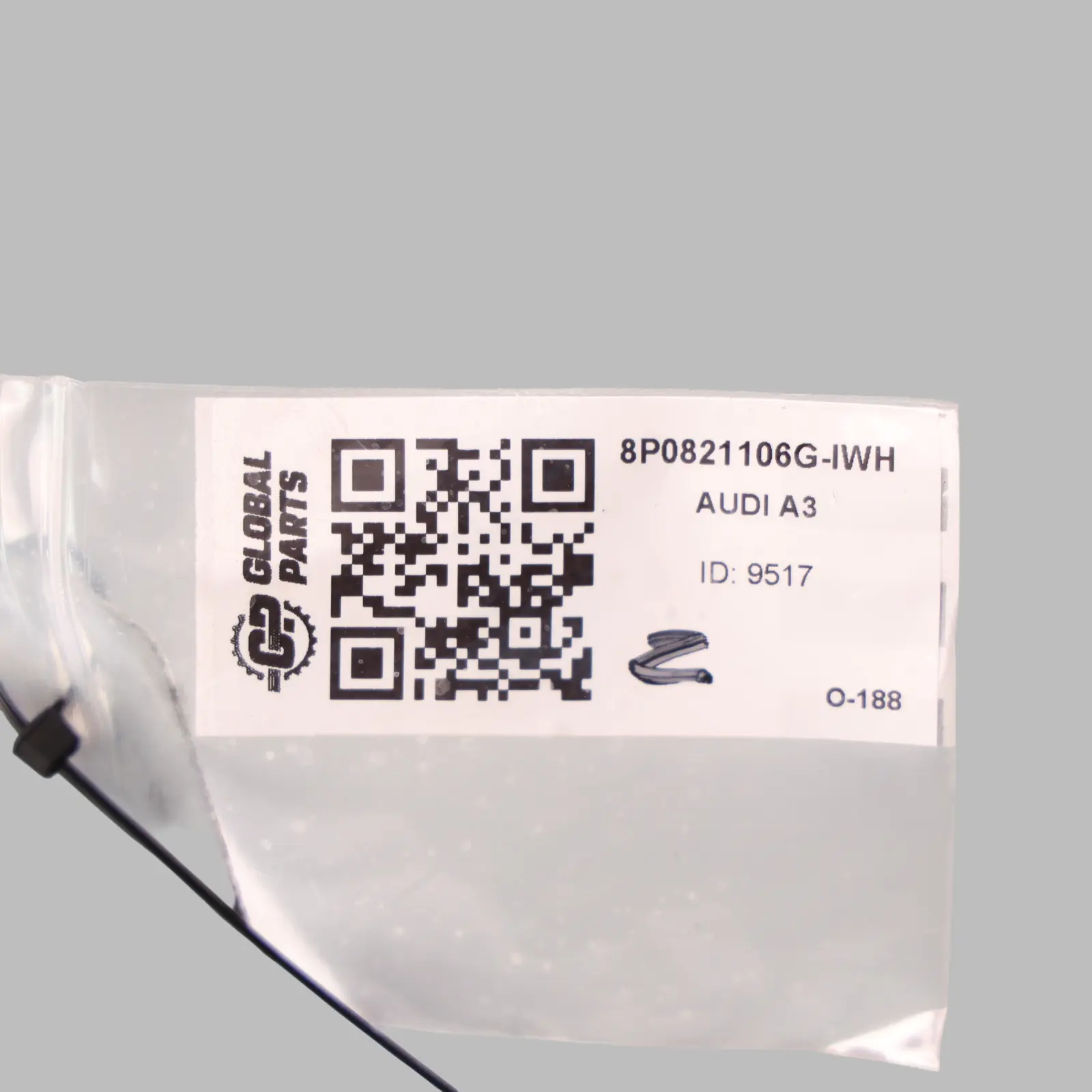 Audi A3 8P Błotnik Prawy Przedni Ibis White Biały - Y9C